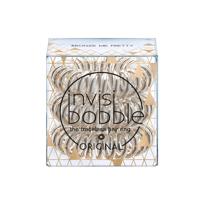 Invisibobble Original- Bronze Me Pretty Hair Ties pack of 3