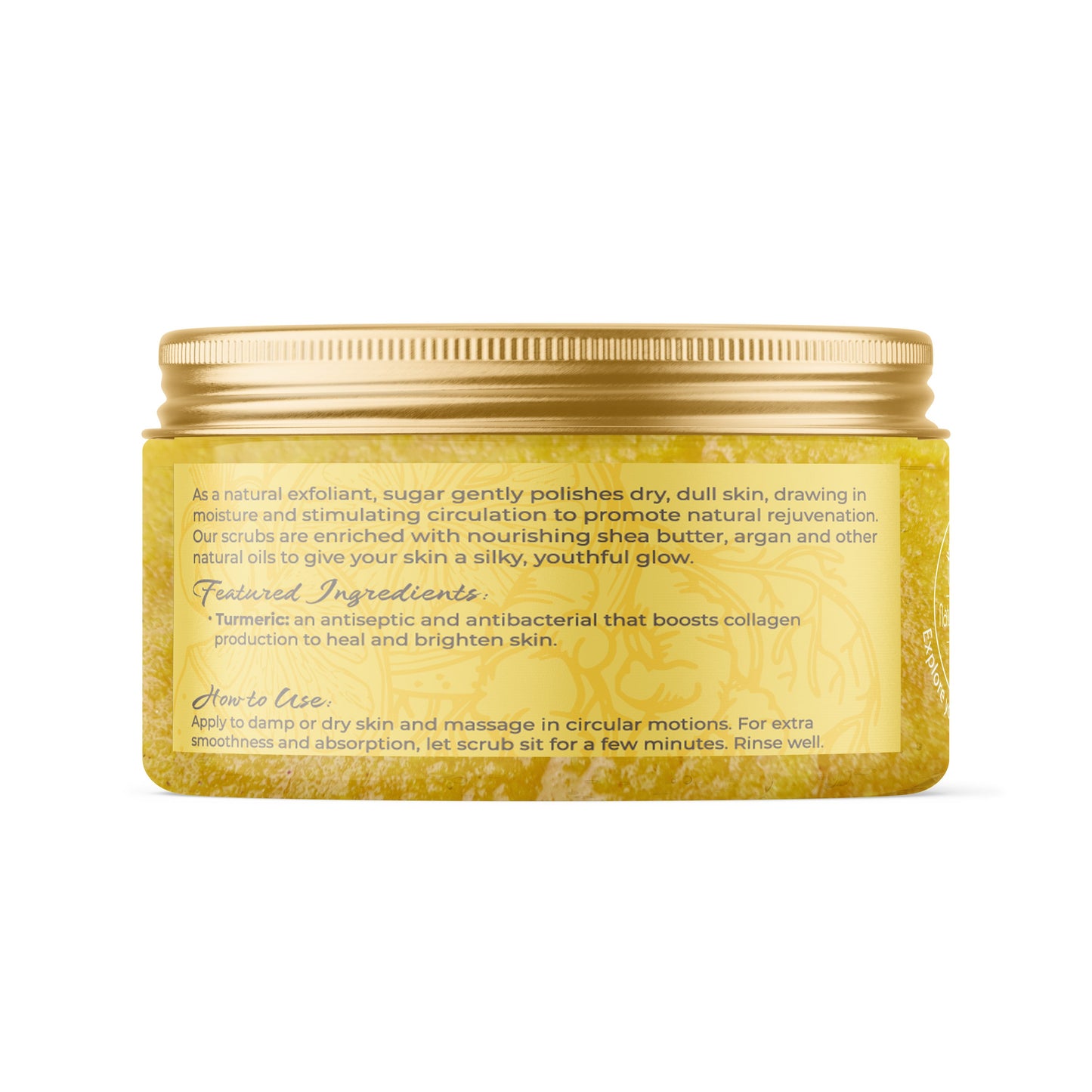 Natural Elephant Aromatic Sugar Scrub 10oz