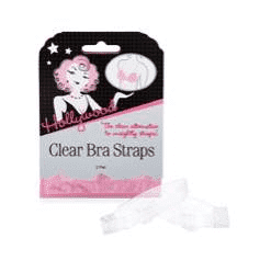 Hollywood Fashion Clear Bra Straps (2 pair pack)-Hollywood Fashion Secrets-BB_Acessories,Brand_Hollywood Fashion,Collection_Bath and Body