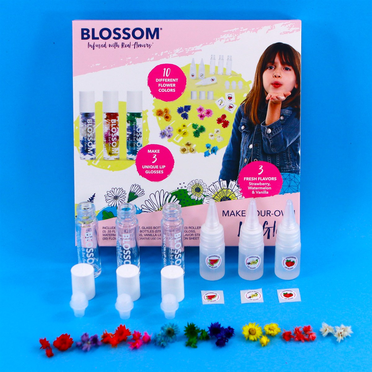 (Case of 12) Blossom Make-Your-Own Lip Gloss Kit