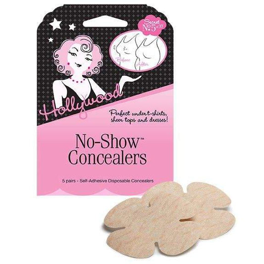 Hollywood Fashion No-Show Concealers (Disposable CoverUps) 5 Pairs-Hollywood Fashion Secrets-BB_Acessories,Brand_Hollywood Fashion,Collection_Bath and Body