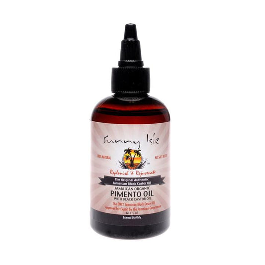 Sunny Isle Jamaican Organic Pimento Oil with Black Castor Oil 4oz