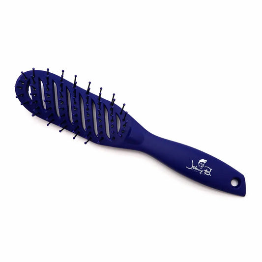 Johnny B Feels detangling brush in blue designed for easy hair detangling and grooming