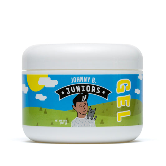 Johnny B Juniors Gel 8 oz. for easy styling with a fresh scent and lightweight finish