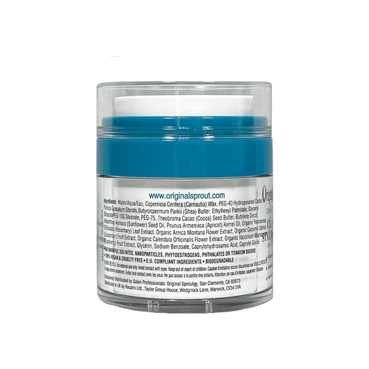 Original Sprout Classic Styling Balm in a clear container for smooth, manageable hair styling