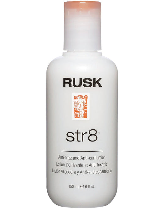 Rusk Str8 Anti-Frizz and Anti-Curl Lotion 6 oz.