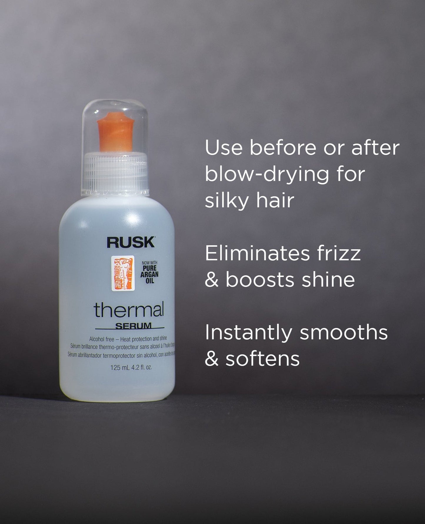 Rusk Thermal Serum with Argan Oil 4.2 oz.