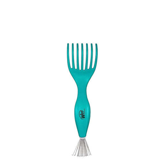 Wet Brush Cleaner Tool in Teal for Effortlessly Removing Hair from Brushes