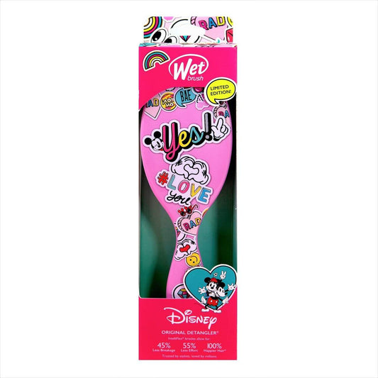 Wet Brush Disney Mickey Mouse Detangler with Fun Stickers and Limited Edition Design