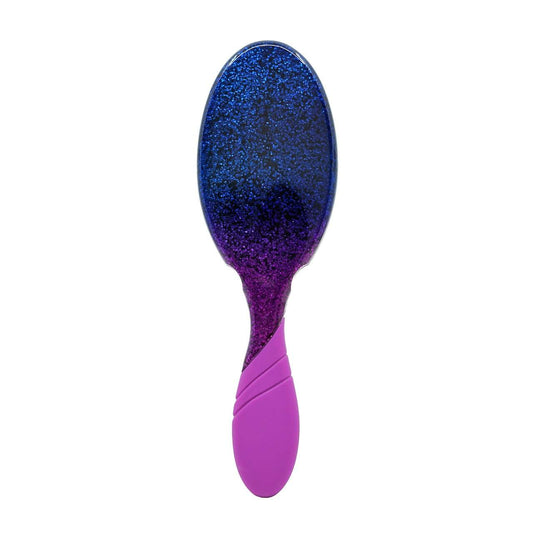 Wet Brush Gilded Glamour Detangler with a sparkling blue and purple finish for effortless hair detangling