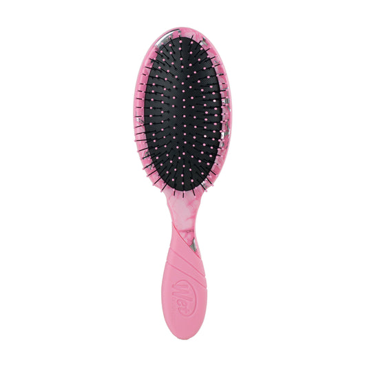 Wet Brush Pro Detangler Crackled Quartz in pink with flexible bristles for easy detangling