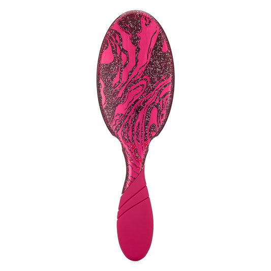 Wet Brush Pro Detangler in Pink Marble Design for Effortless Hair Untangling