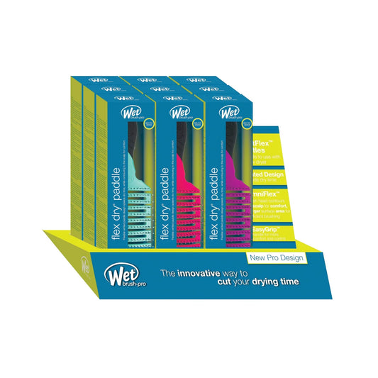 Wet Brush Pro Flex Dry Paddle with innovative design for faster drying and easy grip