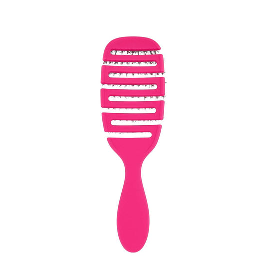 Wet Brush Pro Flex Shine Detangling Brush in bright pink designed for easy hair detangling and shine