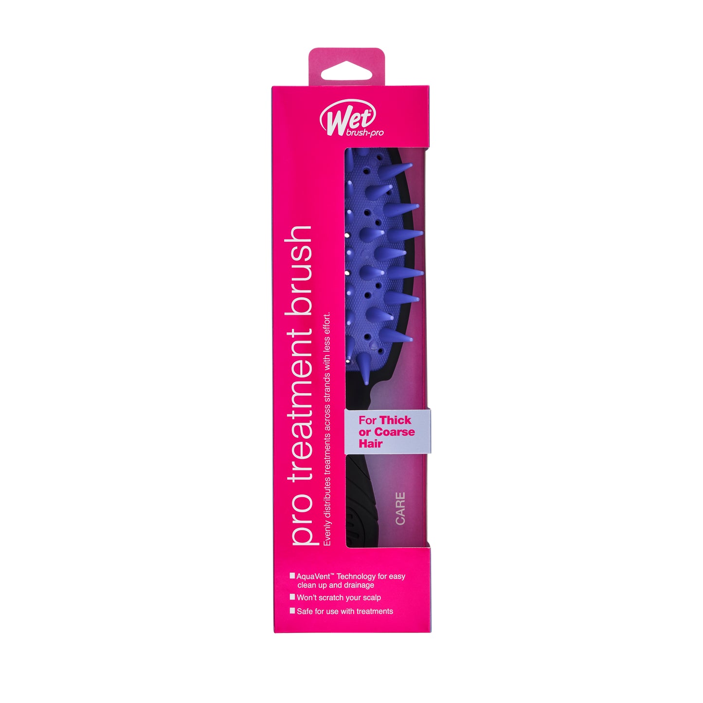 Wet Brush Pro Treatment Brush designed for thick or coarse hair with a comfortable grip