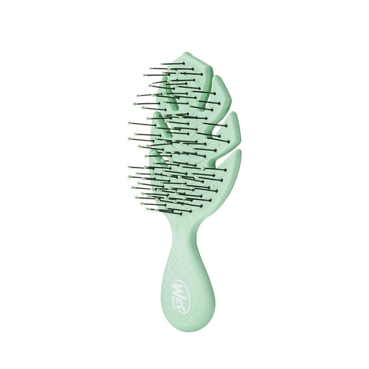 Wet Brush mini detangler brush in mint green for effortless snag-free styling and detangling hair