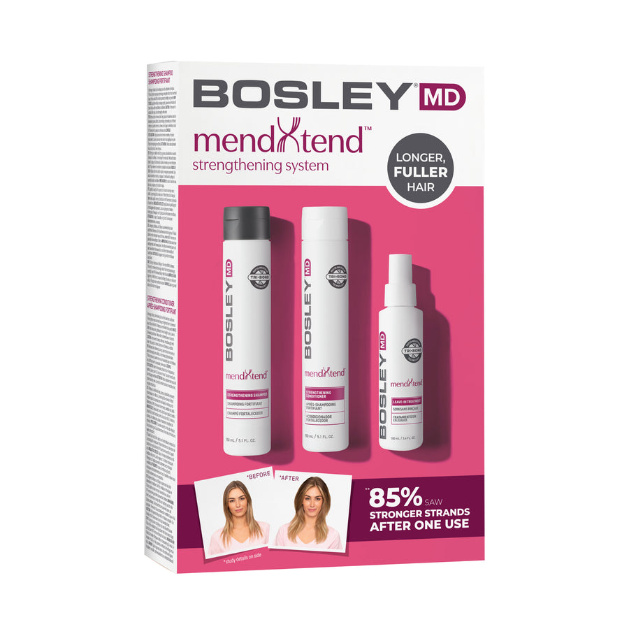 BosleyMD mendXtend Strengthening System for Longer, Fuller Hair 14.0oz