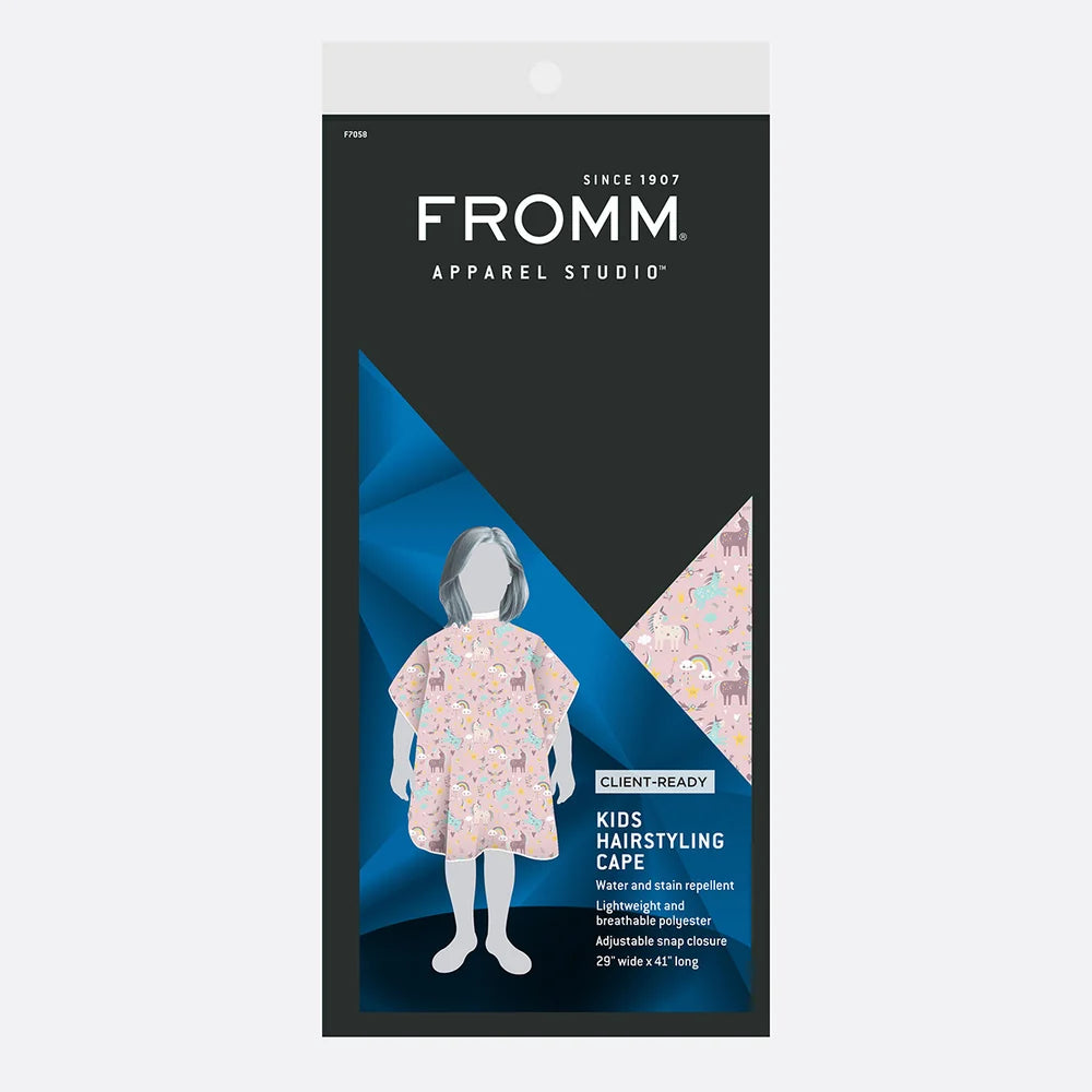 FROMM Kids Hairstyling Cape 29X41 inch | Multiple Patterns Available