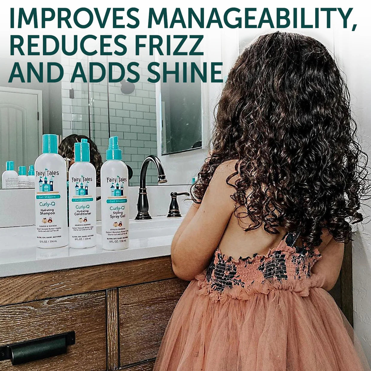 Fairy Tales Curly-Q Kids Shampoo for Curly Hair