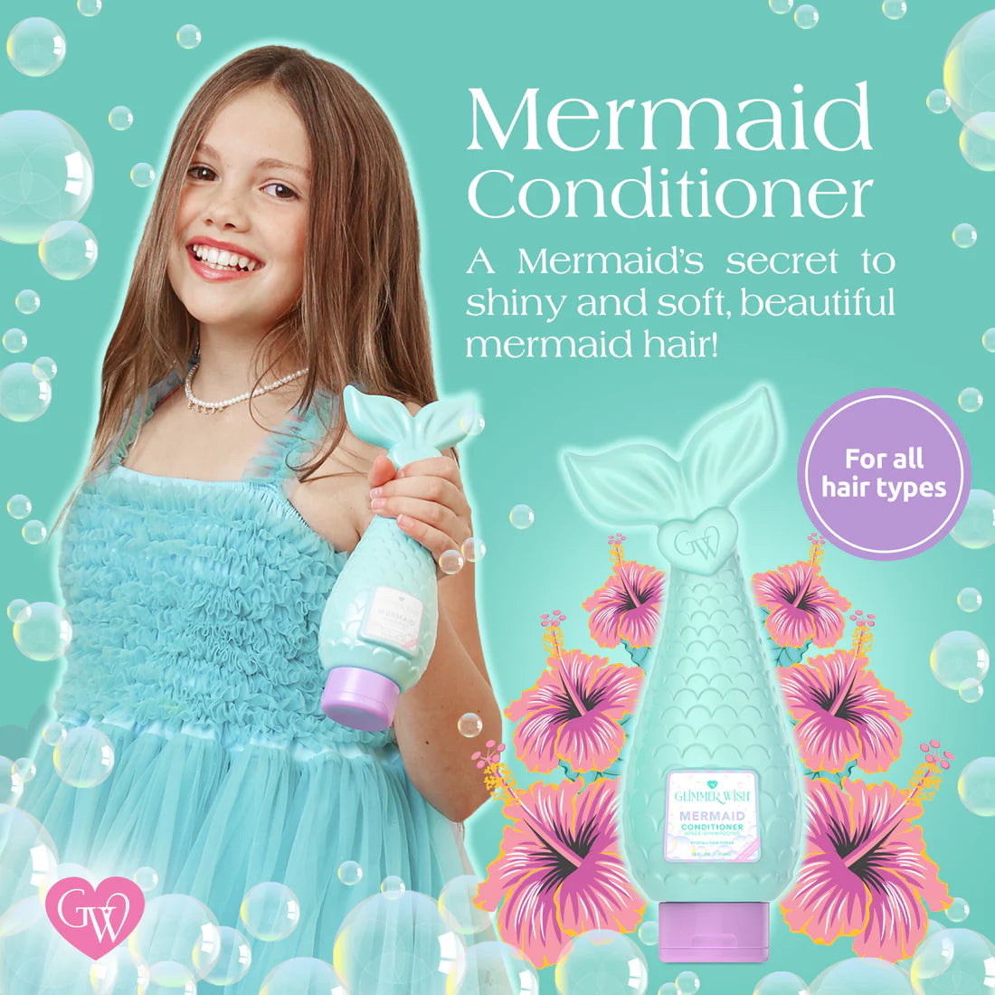 Glimmer Wish Fragrance Free & Dye Free Mermaid Conditioner 12 fl oz