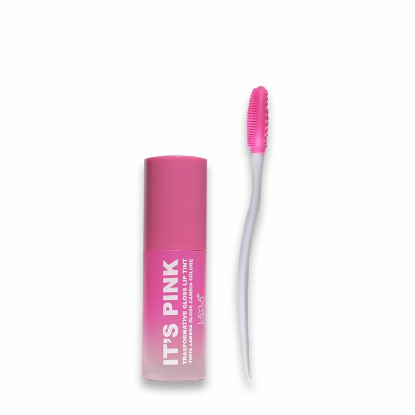 Layla Cosmetics Its Pink Transformative Lip Gloss and Scrubber