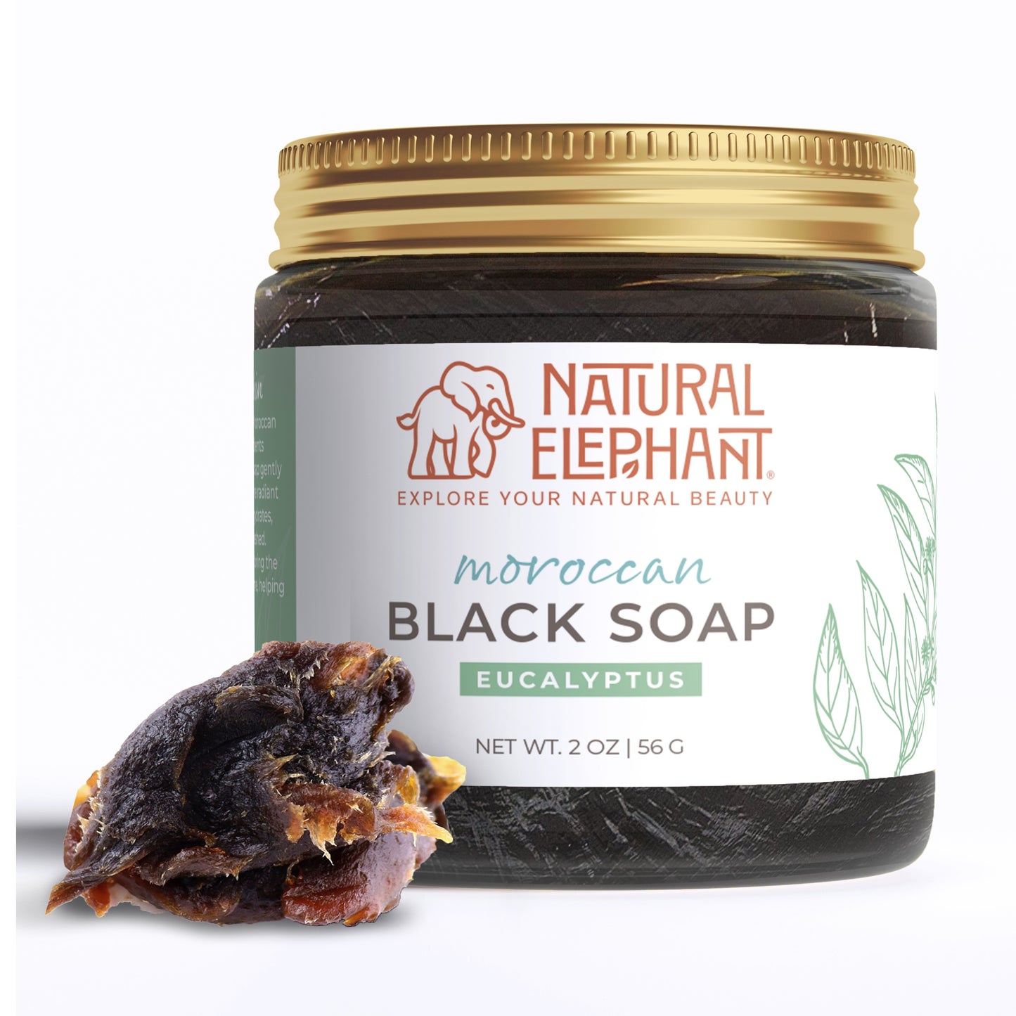 Moroccan Black Soap | Travel Size 2 oz