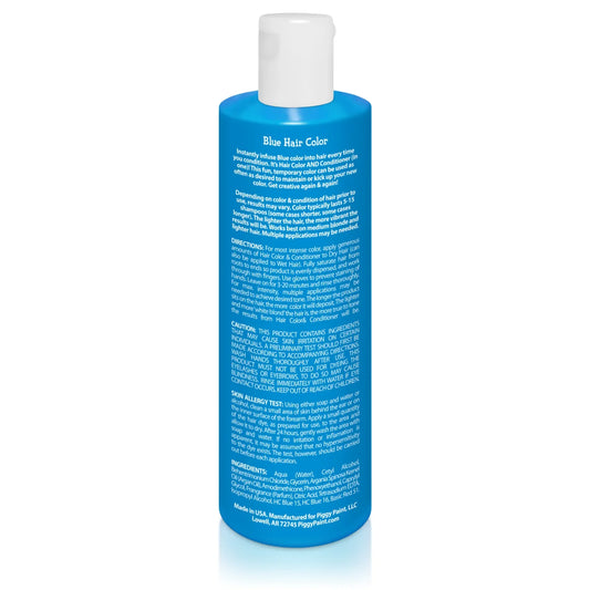 Piggy Paint Color Me Blue - Blue Hair Color & Conditioner, 8 oz.