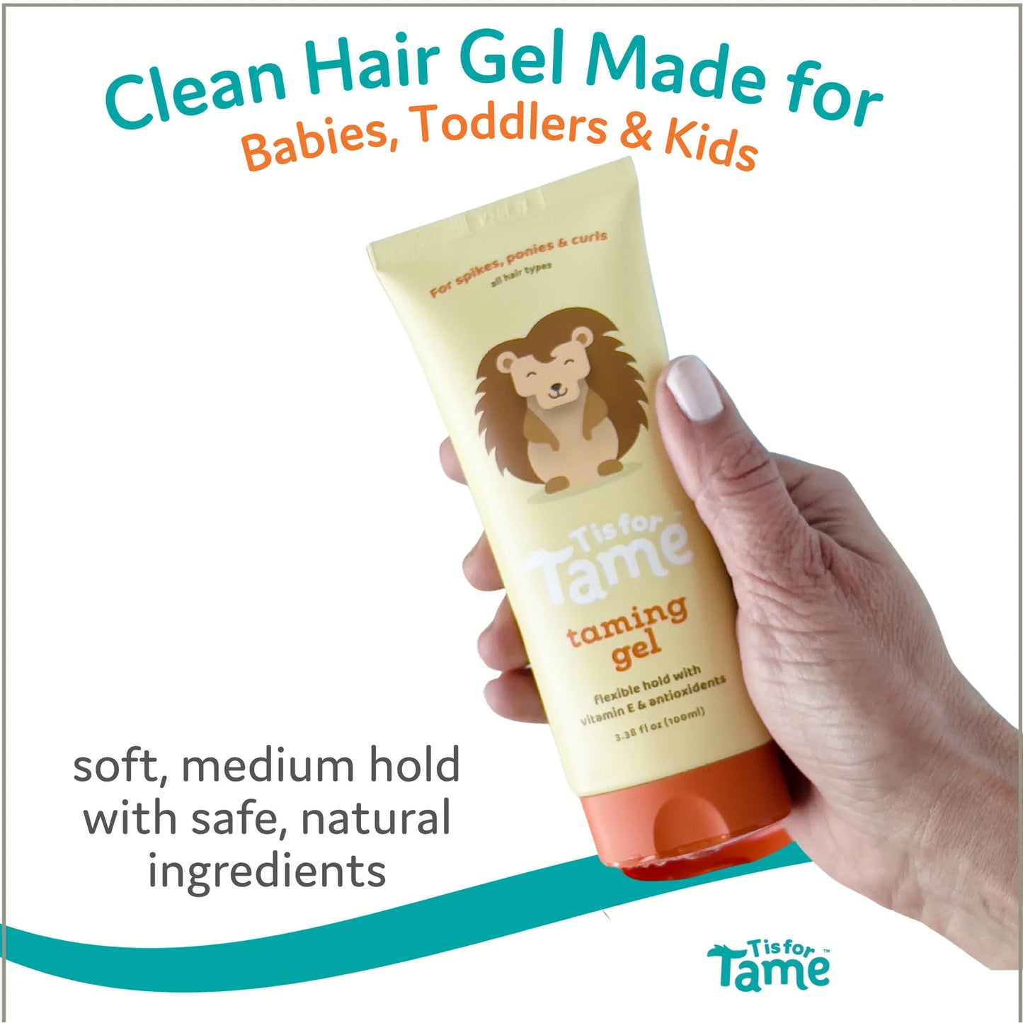 T is for Tame Taming Gel for Soft, Natural Style & Hold 3.38 fl oz