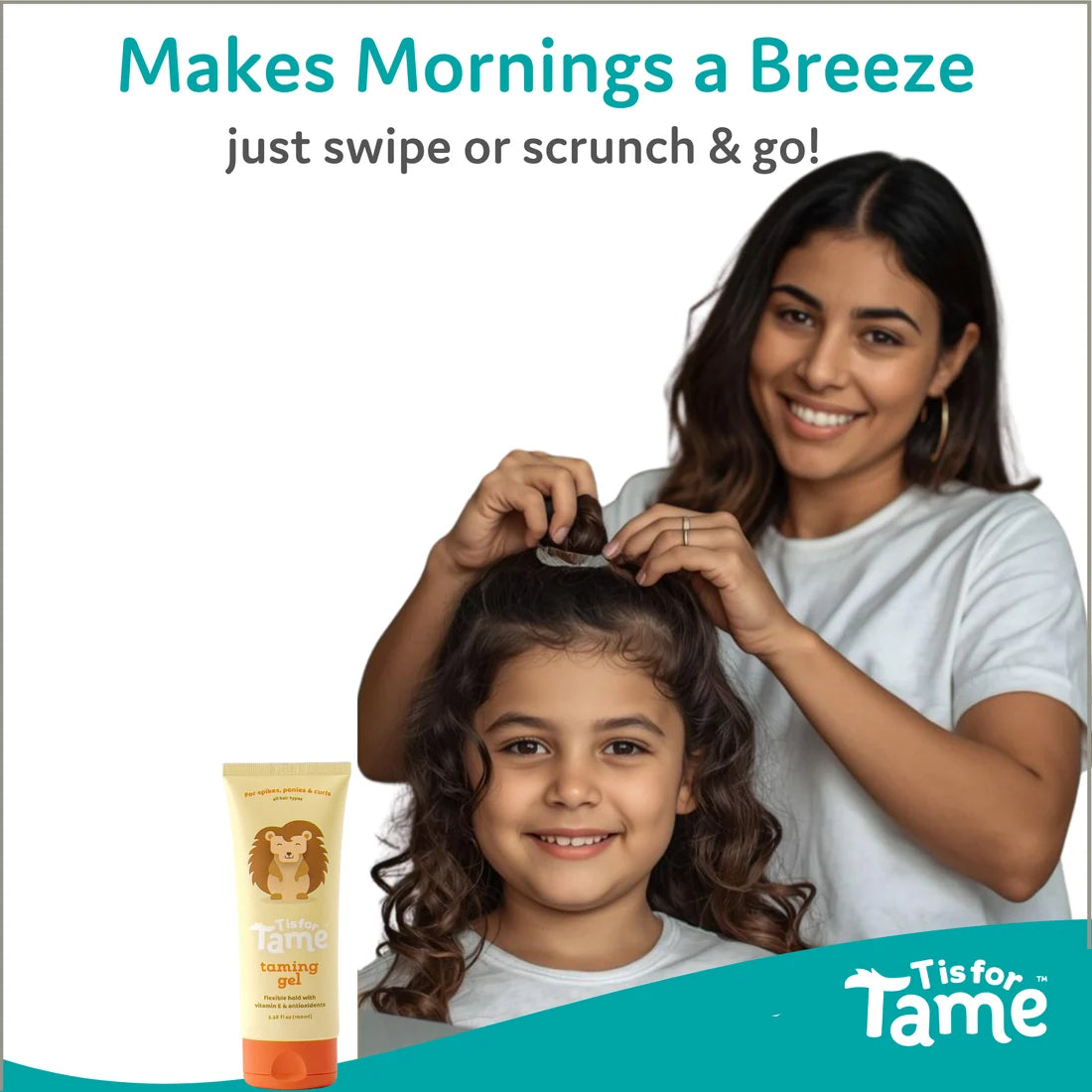T is for Tame Taming Gel for Soft, Natural Style & Hold 3.38 fl oz