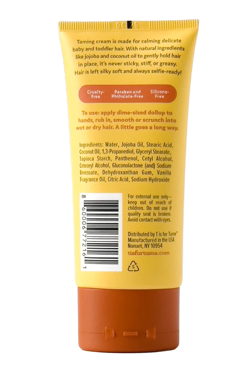 T is for Tame Taming Cream for Frizz, Flyaways and Bed Head 3.38 fl oz
