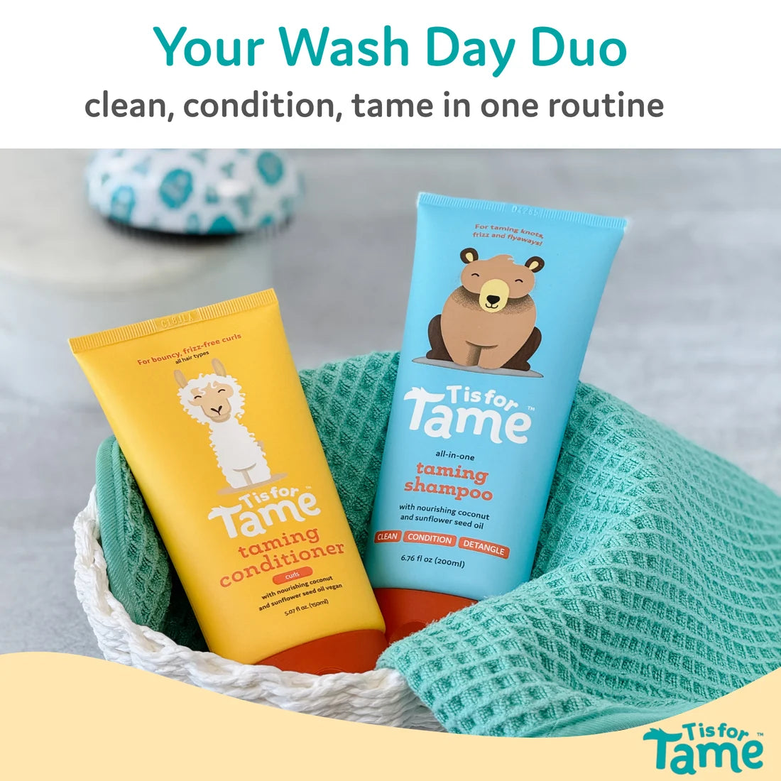 T is for Tame Taming Shampoo 3-in-1 Cleanses, Conditions & Detangles 6.76 fl oz