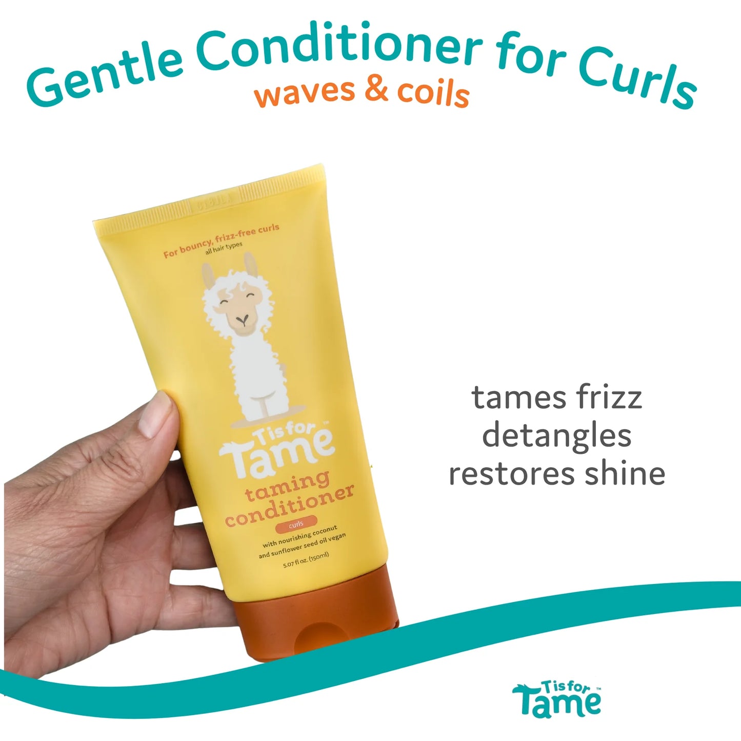 T is for Tame Taming Conditioner for Curls, Waves & Coils 5.07 fl oz