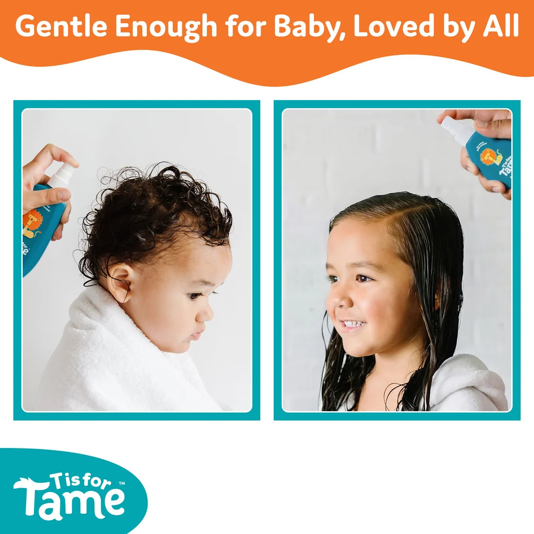 T is for Tame Taming & Detangling Spray for Knots, Frizz, and Tangles 4.2 fl oz