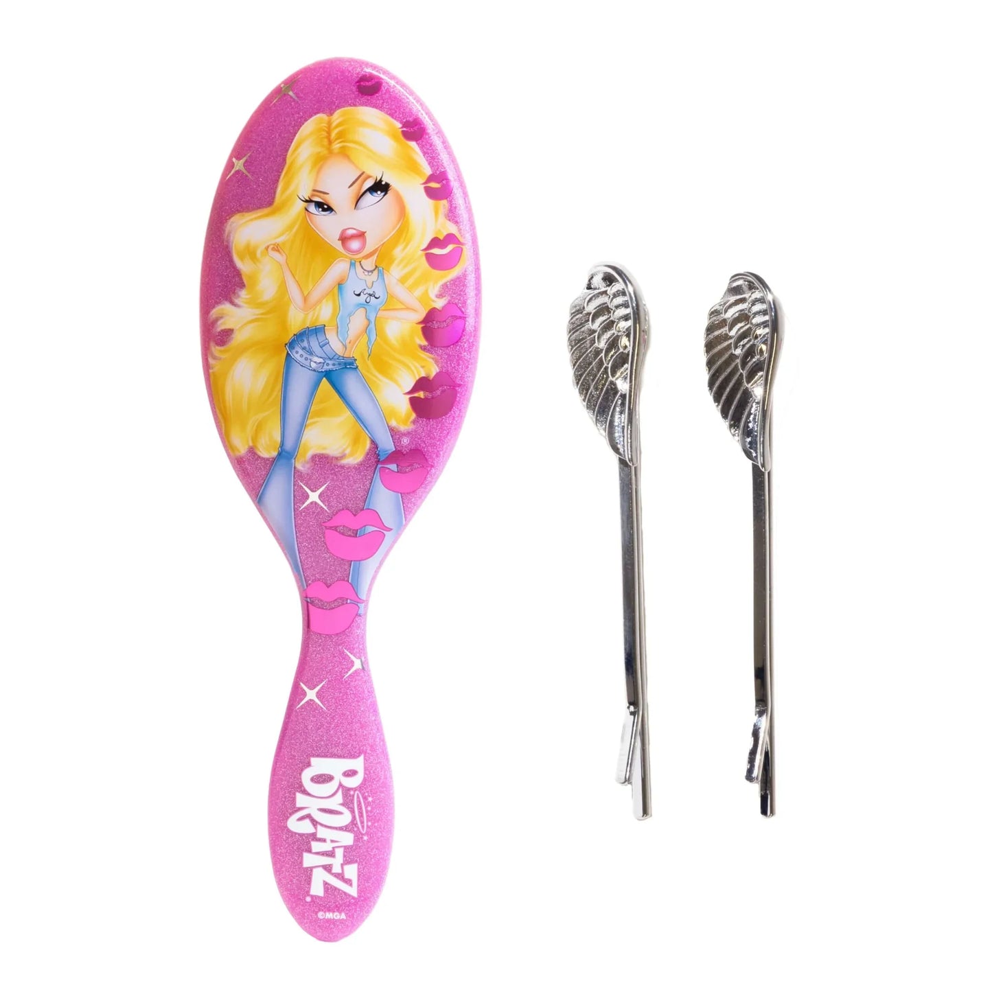 Wet Brush Bratz Hairbrush with Unique Design and Accessories for Effortless Styling