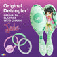 Wet Brush Original Detangler Jade with Specialty Elastics for Easy Hair Styling and Maintenance