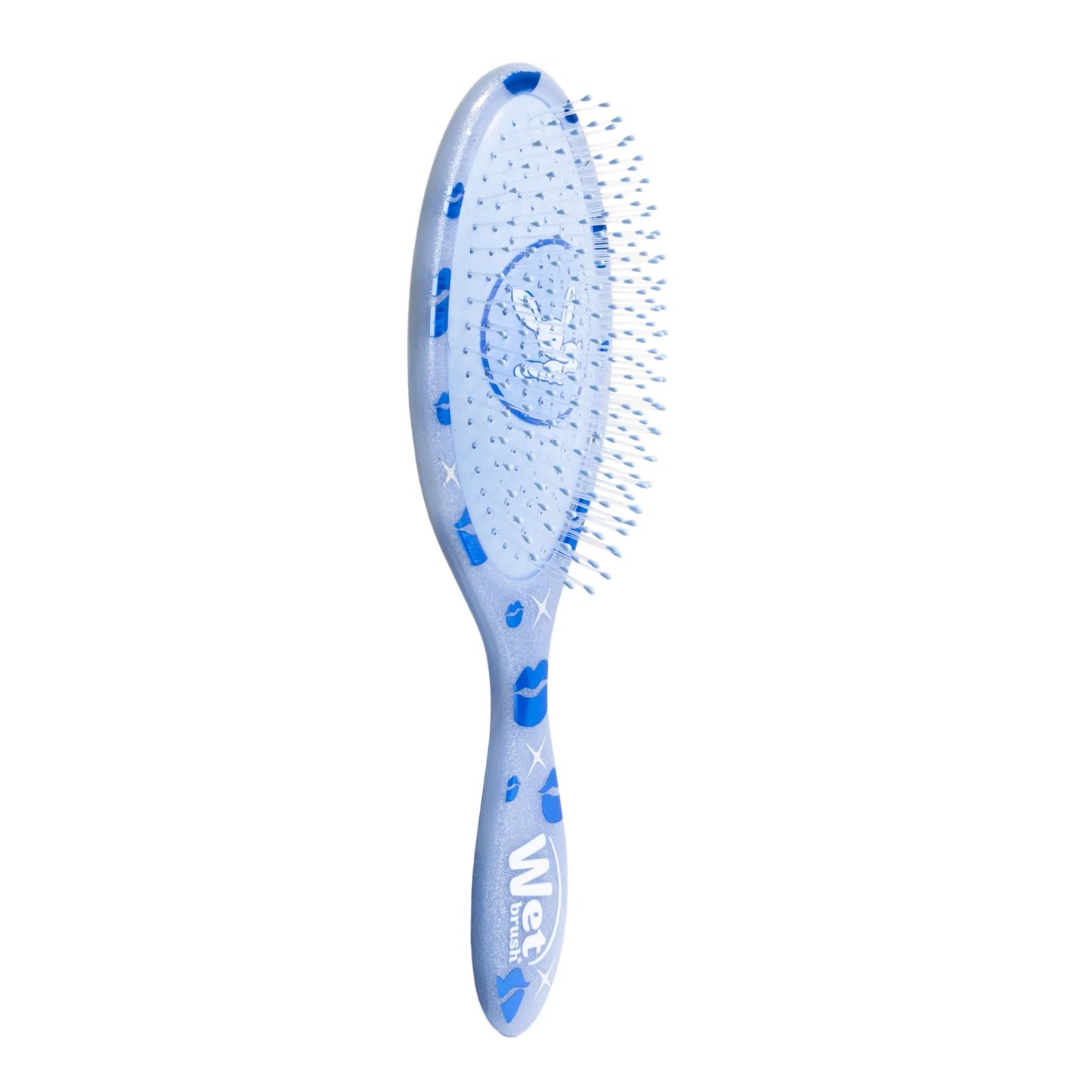 Wet Brush blue detangler brush designed for smooth, pain-free hair styling with the dryer vent brush kit
