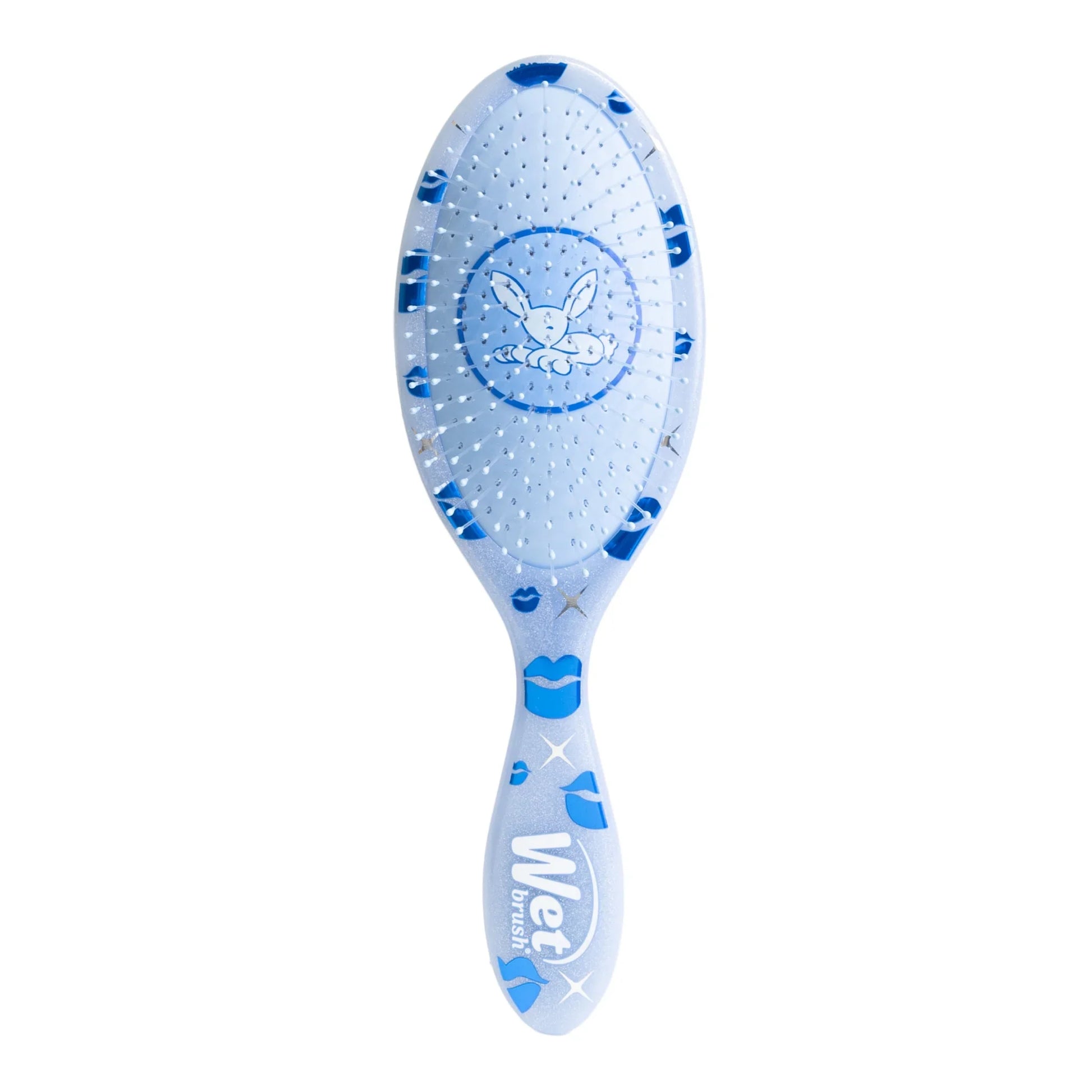 Wet Brush in blue with bunny design, perfect for gentle detangling and everyday use