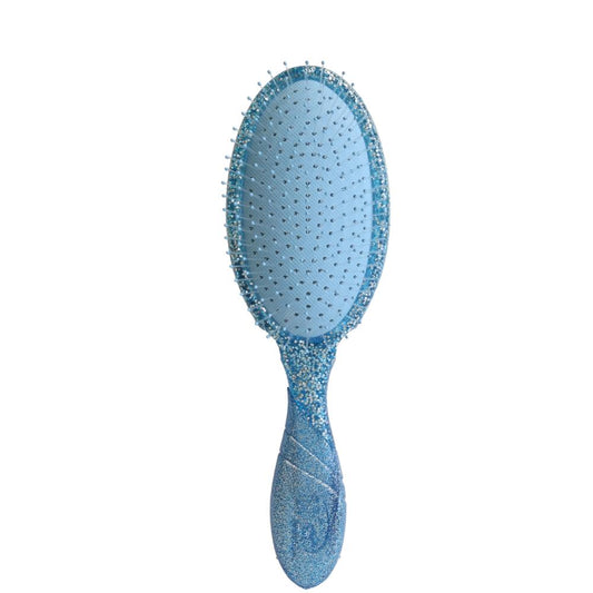 Wet Brush detangler hair brush in blue featuring soft bristles for gentle knots removal