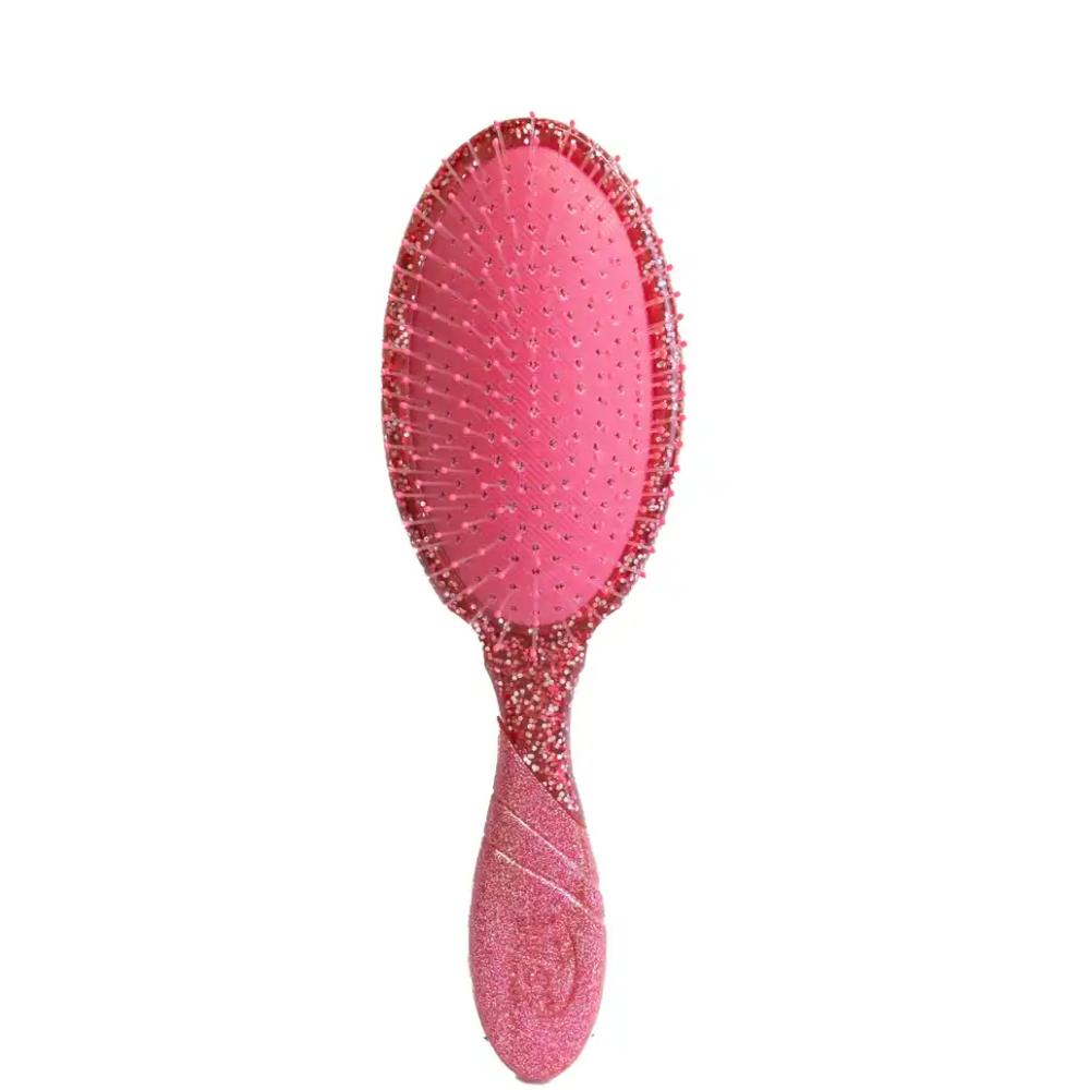 Wet Brush Detangler Hair Brush in Pink with Soft Bristles for Effortless Hair Untangling