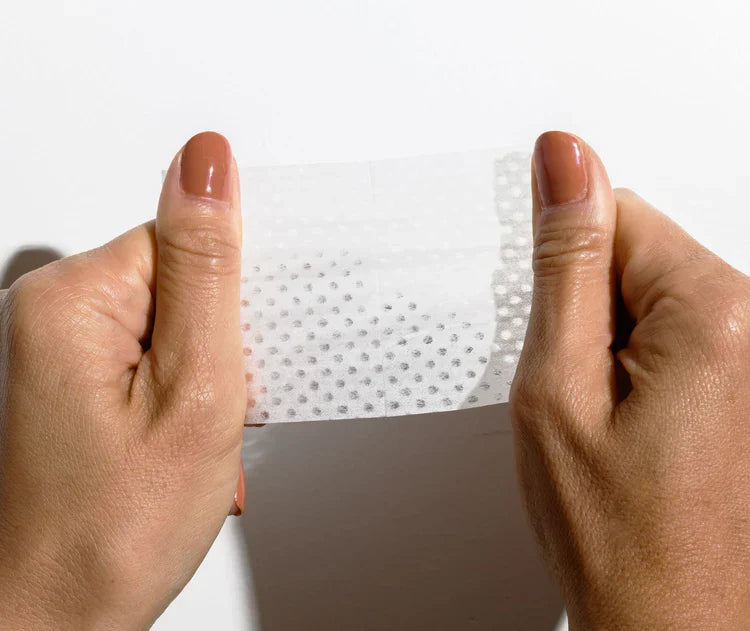 Seki Edge White End Papers for Hair Styling and Professional Use with Textured Surface