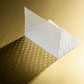 Seki Edge end papers in translucent white for art and craft projects with dotted texture