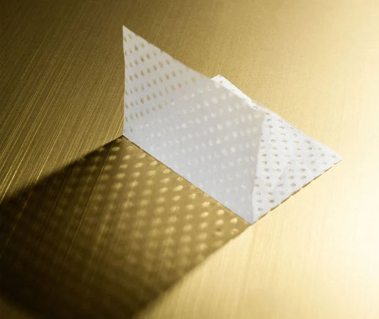 Seki Edge end papers in translucent white for art and craft projects with dotted texture