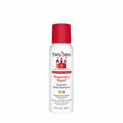 Fairy Tales Rosemary Repel Shampoo white bottle with red cap 3.3 fl oz cosmetic daily shampoo