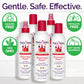 Fairy Tales rosemary repel conditioning spray bottle display with Gentle Safe Effective header and free from icons
