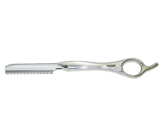Feather Razor Blade with a sleek design for precise shaving and grooming