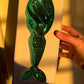 Glimmer Wish Mermaid Detangling Hair Brush in Green Packaging for Effortless Hair Care