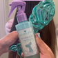 Glimmer Wish Mermaid Detangling Spray with a stylish detangling brush for smooth hair