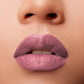 Glossy Pop Urban Lips Lipstick in a soft mauve shade applied on full lips