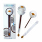 Glossy Pops Tropical Coconut Lip Balm Duo with Coconut Craze Scent and Applicator Wand