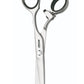 Jaguar Gold Line Convex Flex 5.5 scissors professional stainless steel hair cutting scissors with offset handle and black inserts